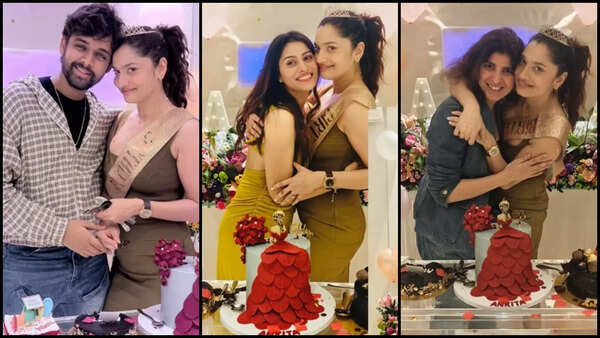 Ankita Lokhande turns 41: Belvoed actress shares pictures from her star-studded birthday celebration - Pics