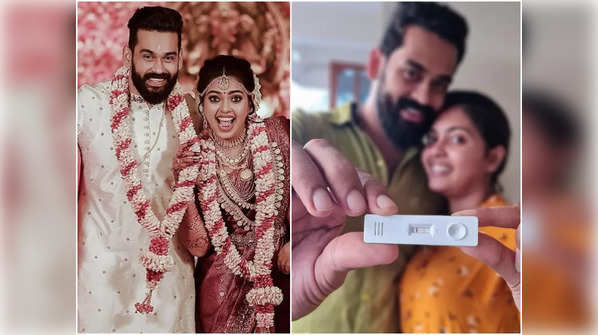 ​Getting hitched in a gala wedding to announcing pregnancy with an adorable post: Times when TV couple Yuva Krishna and Mridhula Vijai set major goals