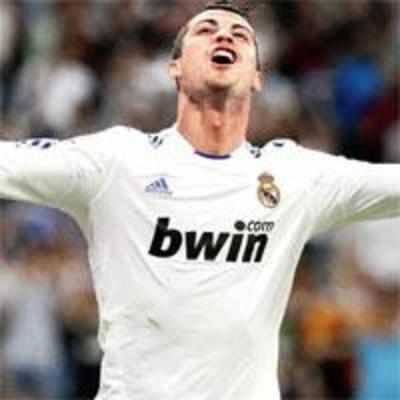 Ronaldo gives Real something to cheer about with La Liga record
