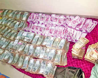 Over Rs 2cr seized from B’lore home guarded by dogs