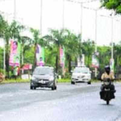 Banners still adorn city roads, deputy CM's diktat ignored