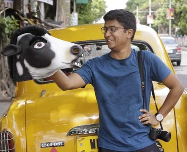 Kolkata artist comes up with cow mask as a means for women’s safety