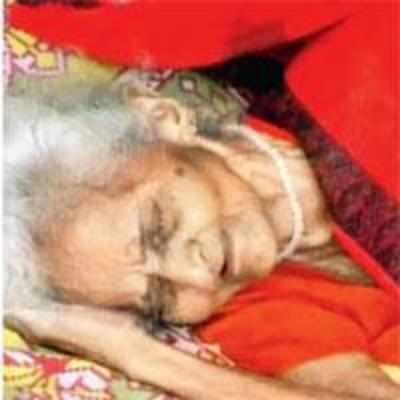 Disowned by son, 109-yr-old woman wants to be buried alive