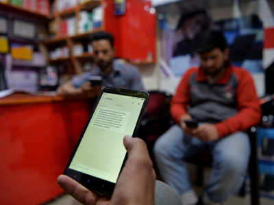Mobile Internet services restored in Kashmir