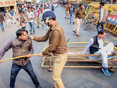 Angry villagers attack BJP ministers and MP