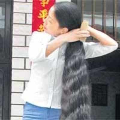 China's own Rapunzel!