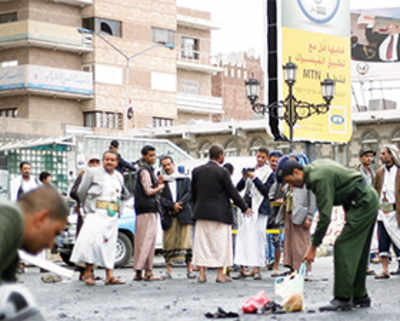 Two suicide bombers strike Yemen, kill nearly 70 people