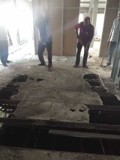 BMC demolishes two illegal floors constructed within Colaba’s Metro House during Diwali holidays