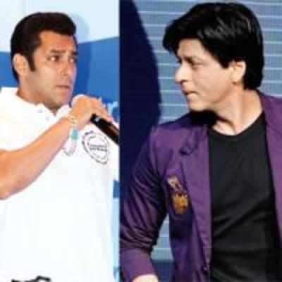 Salman takes over SRK's party