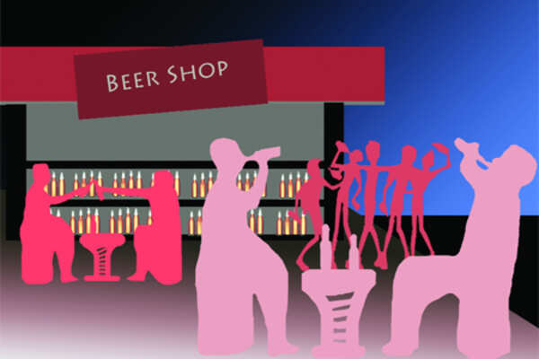 Sit-down beer shops a rage in Nagpur