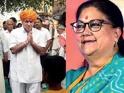 2019 General Elections: Congress leader Manvendra Singh to fight against Rajasthan CM Vasundhara Raje in her constituency