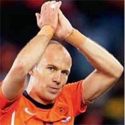 Robben finds inside track