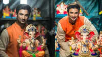 Viral! Old Ganesh Chaturthi pics of Sushant 