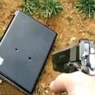 Dad shoots daughter's laptop after she cribs about chores on Facebook
