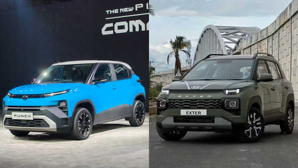 Tata Punch facelift vs Hyundai Exter: Price, features, specs compared