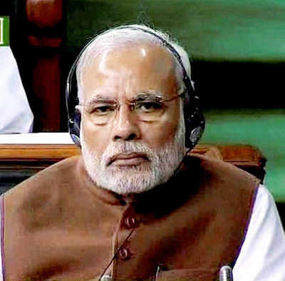 Sadhvi's remarks 'strongly disapproved' by PM in Rajya Sabha