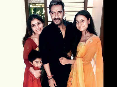 Kajol in Singapore with daughter Nysa, while Ajay Devgn spends time in Mumbai with son Yug
