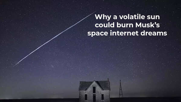 Why a volatile sun could burn Musk’s space internet dreams