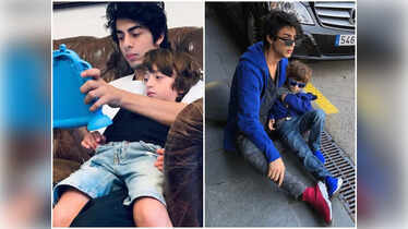 Shah Rukh Khan's Sons Aryan Khan And Abram: These adorable moments ...