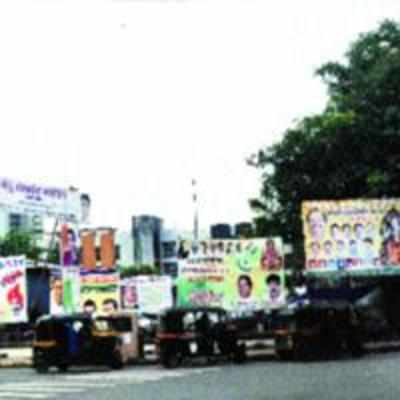 Last day of NMMC drive to clear off illegal hoardings from city, Ganesh pandals