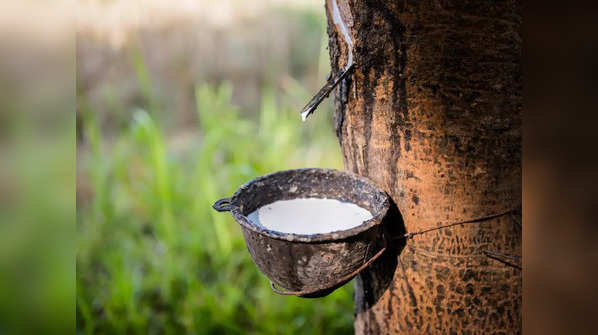 Rubber production in India