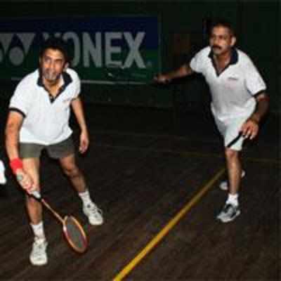 Veterans win title at the D Y Patil Open Badminton tourney