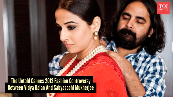 Why Vidya Balan stopped wearing Sabyasachi after the Cannes 2013 controversy