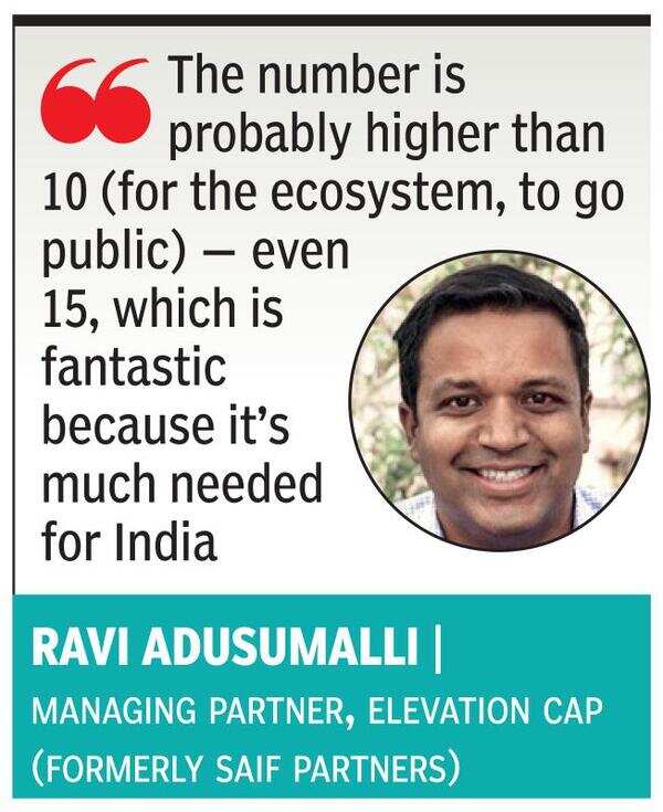 ‘India may see 10 startup IPOs in 3 yrs’