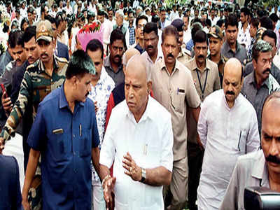 Coronavirus: After restricting mass gatherings, CM BS Yediyurappa attends wedding which had 2,000 guests