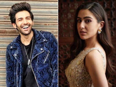 Fake or real? Watch: Sara Ali Khan and  Kartik Aaryan  locking lips