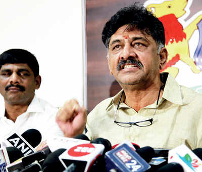 Government will sink if Water Resources Minister DK Shivakumar is held,  believes BJP