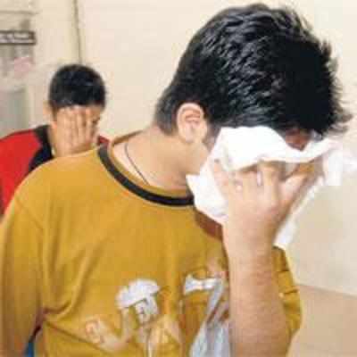 Bandra teens who threw eggs, caught by residents