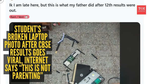 '57% in Boards, so dad broke my laptop': Student’s viral Reddit post sparks debate on toxic parenting In India