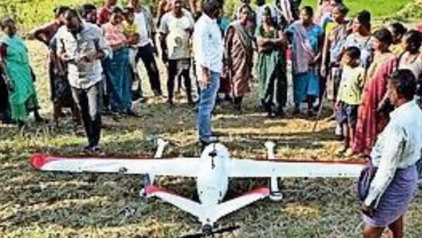 Villagers panic as UAV lands in Andhra Pradesh’s ASR district
