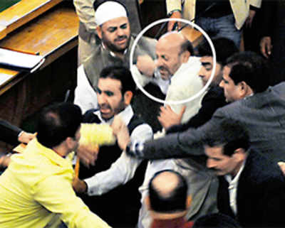MLA thrashed in J&K assembly over beef