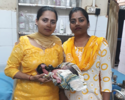 Woman delivers baby at Virar station; two women RPF cops jump to aid