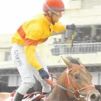 Aboline makes all the running to win Derby