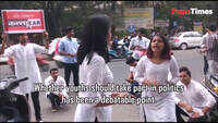 A Street play on role of youth in politics 