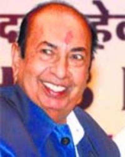 Felicitation for late singer