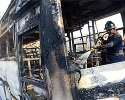 Fire in another RTO, Zagade suspects disgruntled touts