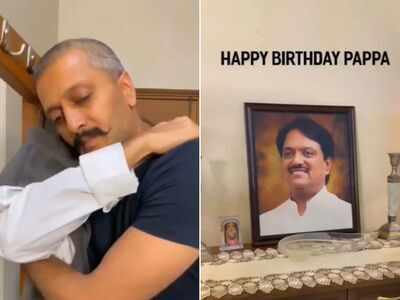 Watch: Riteish Deshmukh remembers dad Vilasrao Deshmukh with an emotional video on his 75th birth anniversary