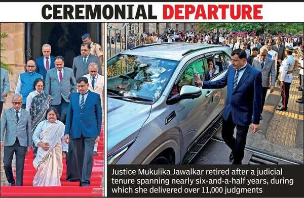 Justice Jawalkar retires after over 11k rulings, gets emotional farewell