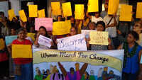 CJI Sexual harassment case: Social activists stage protest in Dadar 