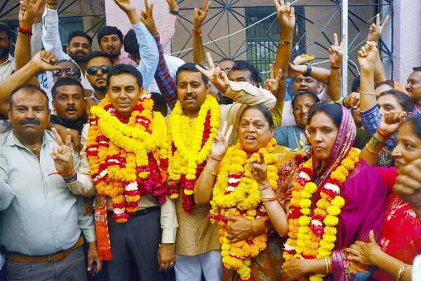 BJP wins fifth straight RMC term with 65 of 72 seats