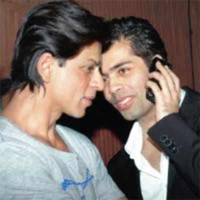 SRK draws KJo to Dubai