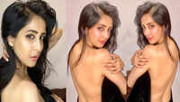 Chahatt Khanna shows off her bare back 