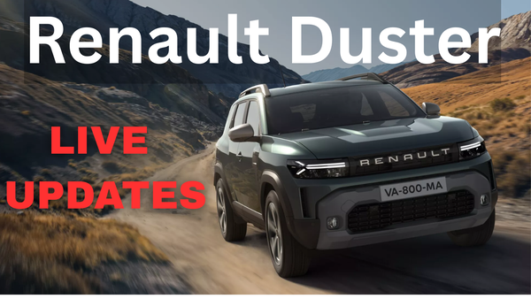 Renault Duster 2026 unveil Live Updates: Design, launch date, features & specs