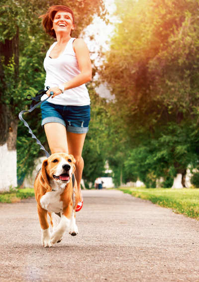 Take your pup for a run