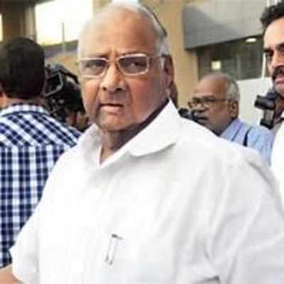 BJP alleges con air, says Sharad Pawar used Balwa planes