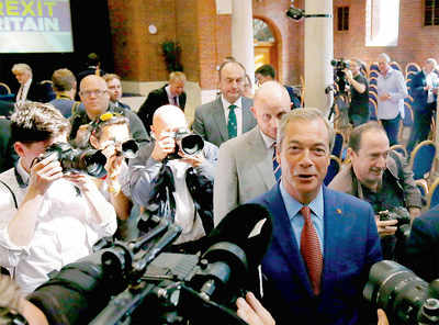 Farage resigns as Ukip chief